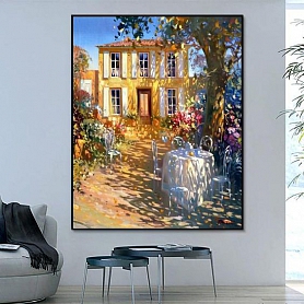 Landscape Village Paint By Numbers Kits PW380