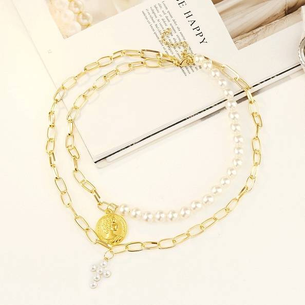 Fashion personality pearl necklace PW943