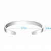 YOU ARE AWESOME Cuff Bangle PWB430