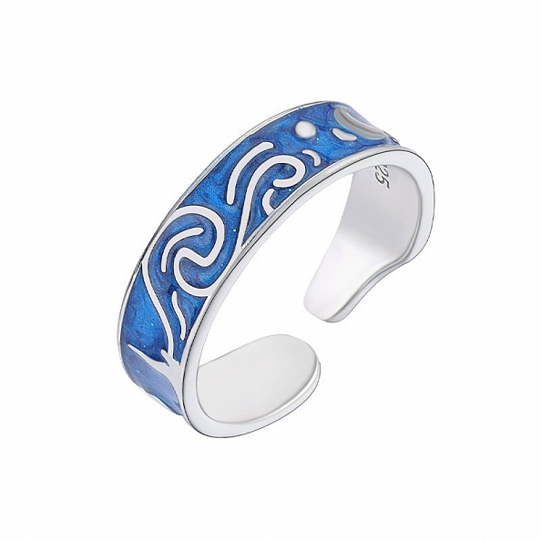 Van Gogh's Stars Couple Ring PWB476