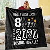 Personalized Graduation Fleece Blanket PW067