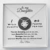 Daughter(s) Always There for you Necklace PWB204