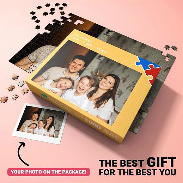 Custom Photo Jigsaw Puzzle Best Indoor Gifts 35-1500 pieces PW047