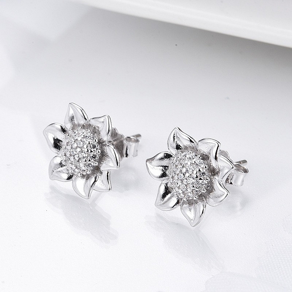 Sunflower Stud Earrings PWB401