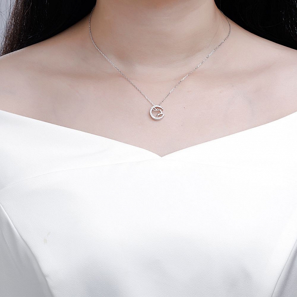 Sparkly Elk Necklace PWB344