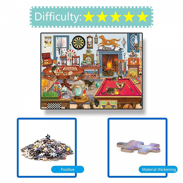 1000pcs Leisure Time-Jigsaw Puzzle(69x51cm) PW579