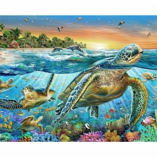 DIY Paint By Numbers-Turtle (40*50 CM) PW603