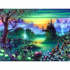 DIY Full Square Diamond Painting-Novelty Forest PW813