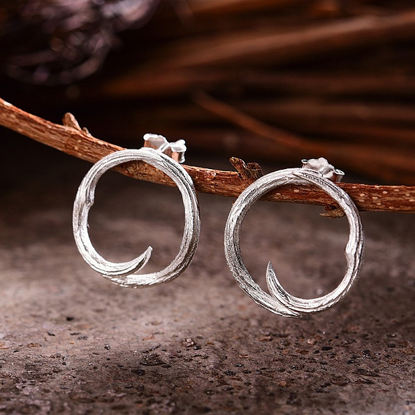 Rose thorns Stud Earrings PWB389