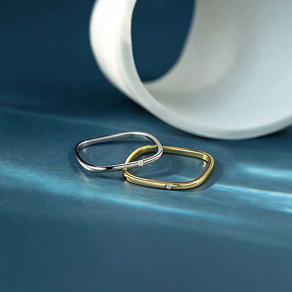 Minimalist Square Ring PWB343