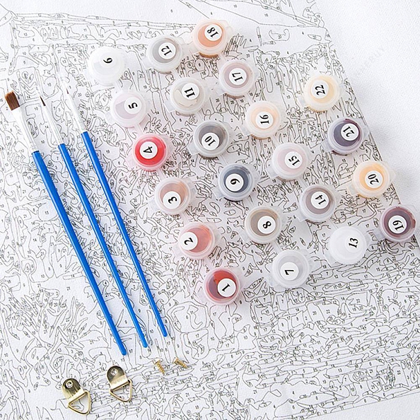 Paint By Numbers -Frameless Pictures Cartoon Animal Handwork DIY Oil Painting(40*50 cm) PW746