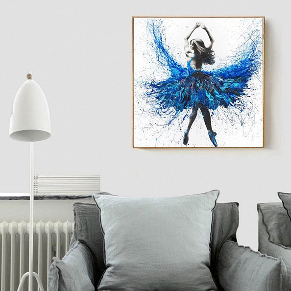 DIY Full Round Diamond Painting-Novelty Ballet Dancer PW818