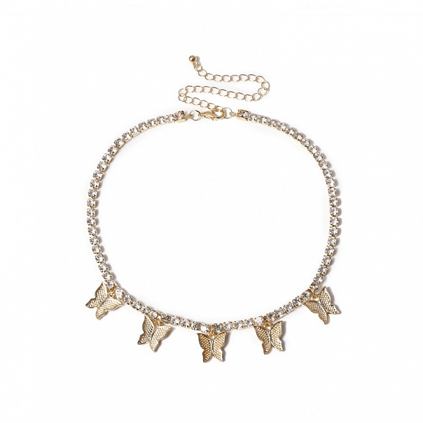 Butterfly Diamond Necklace PW921