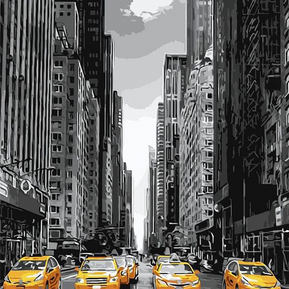 Landscape New York Paint By Numbers Kits PW355