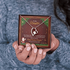 To My Daughter Some Things In Life Are Just Beautiful Beyond Words Necklace PWB041