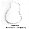 Cuba's chain choker necklace PWB094
