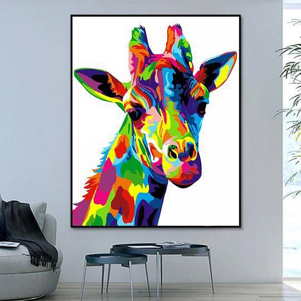 Animal Giraffe Paint By Numbers Kits PW099