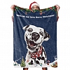 Christmas Dog Blanket Gift Custom Dog Blankets Pet Photo Painted Art Portrait Fleece Blanket PW085