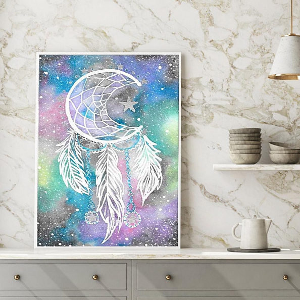  Full Round Diamond Painting -Dreamcatcher PW693