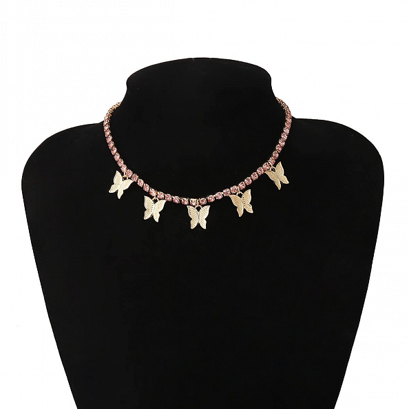 Butterfly Diamond Necklace PW921