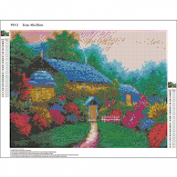 Peachful Cabin  Full Drill 5D Diamond Painting Kit PW481
