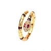 Gold Plating Snake Ring PWB493