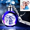 Custom  Photo Crystal Key Chain Ocagon PW339