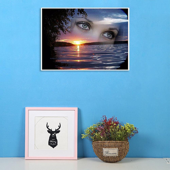 Full Round Drill Diamond Painting - Eyes Sea PW712