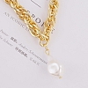Minimalist necklace with pearl PW942