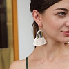 Colorful tassel earrings PWB226