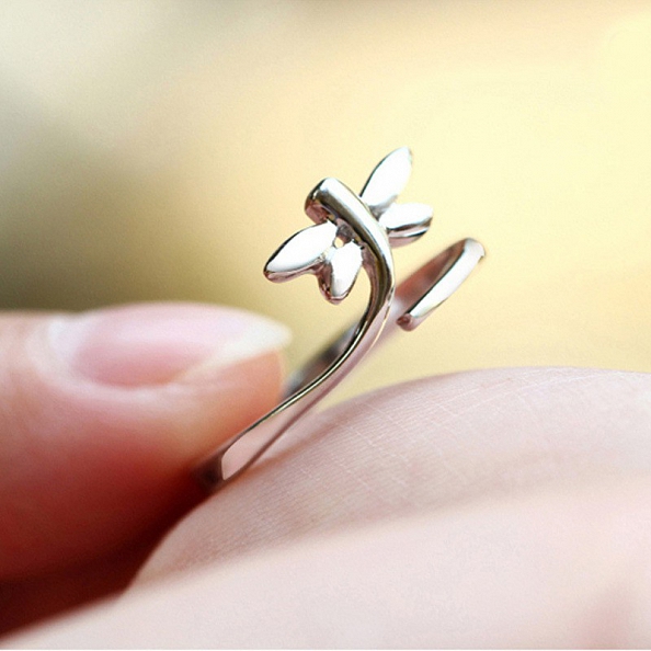 Simple Butterfly Ring PWB504