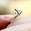 Simple Butterfly Ring PWB504