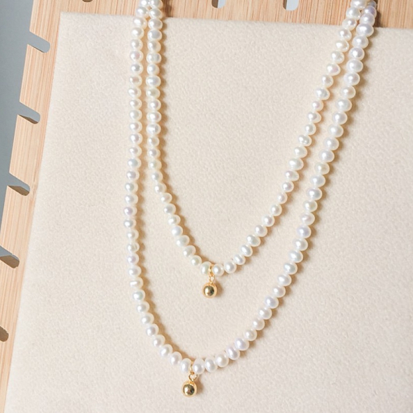 Elegant Pear Necklace PWB468