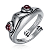 Balmora Silver Frog Ring PWB239