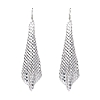 Metallic sparkly tassel earrings PWB166