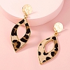 Drop shape leopard earrings PWB127