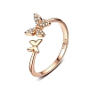 Shiny Butterfly Ring PWB375