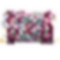 DIY Pink Leather Shoulder Bag Diamond Painting Flowers PW641