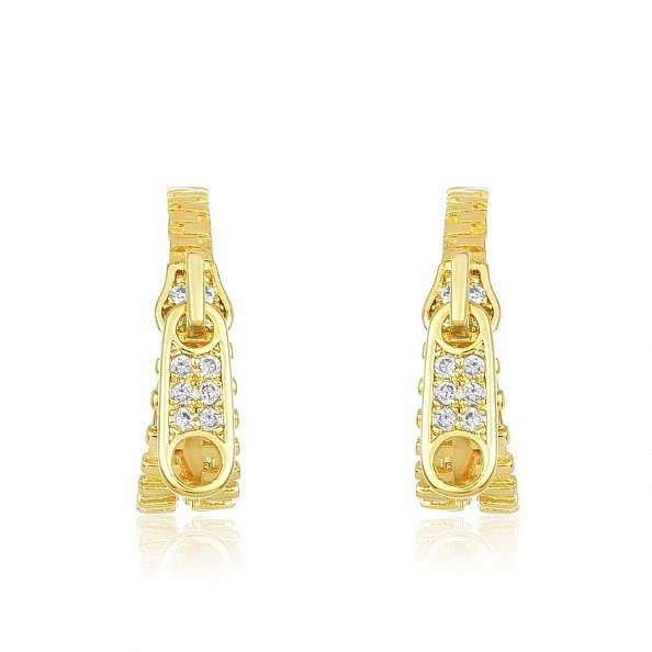  Fashion zipper tassel earrings PWB165