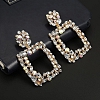 Personal Exaggerated Diamond Earrings PWB158