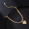 Heart Initials Ankle Bracelet PW889
