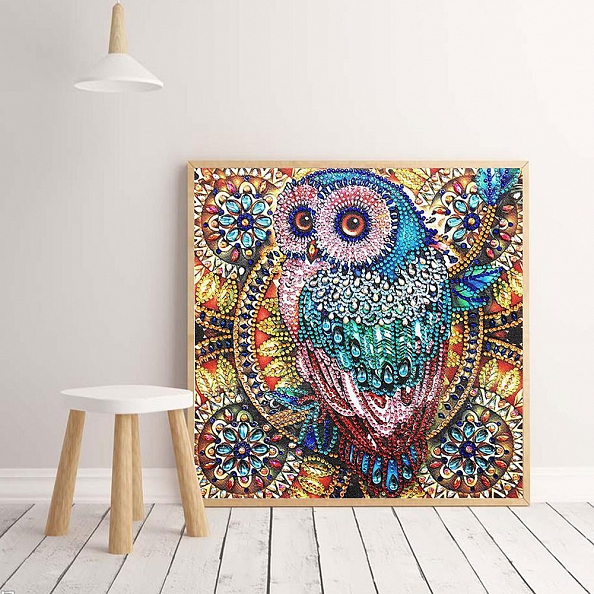 DIY Crystal Rhinestone Diamond Painting- Owl PW720