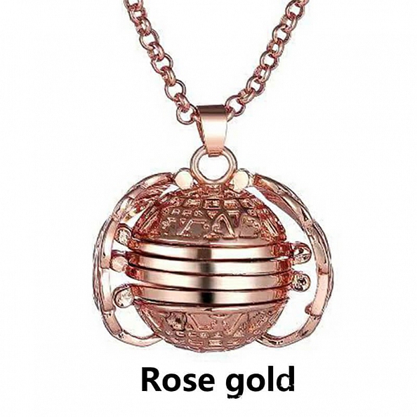 Expanding Photo Necklace Locket Ball PW869