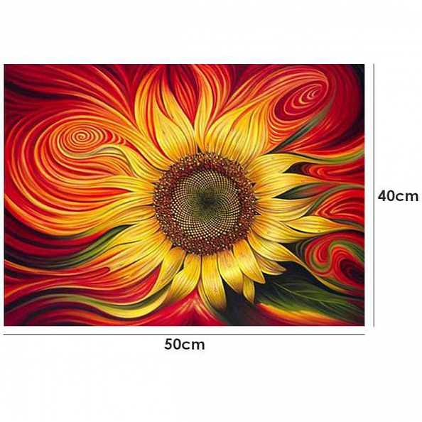 DIY Paint By Numbers Kit-Sunflower (40*50 CM) PW602