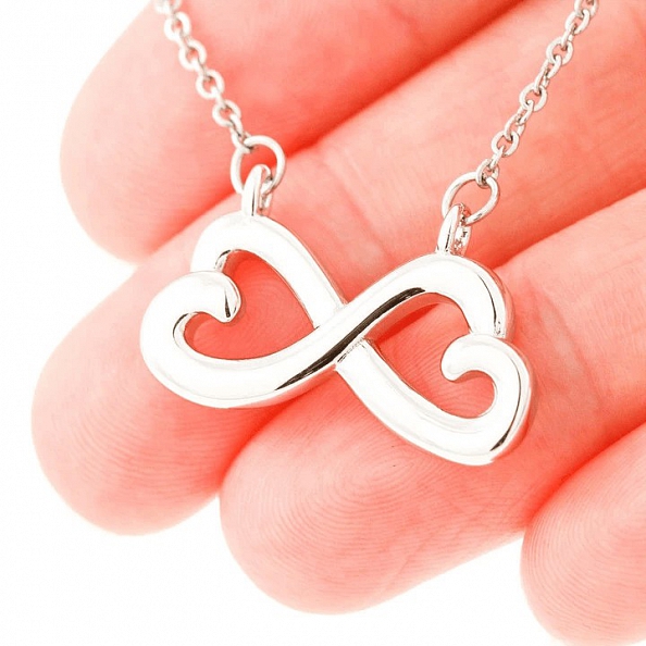 Infinity Heart Necklace- To Granddaughter PWB047