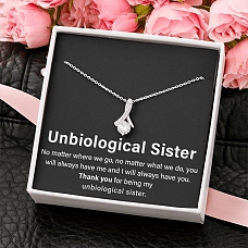 S925 Unbiological Sister Necklace PWB222