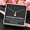 S925 Unbiological Sister Necklace PWB222
