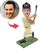 Baseball Batsman Wear yellow clothes Custom Bobblehead PW412