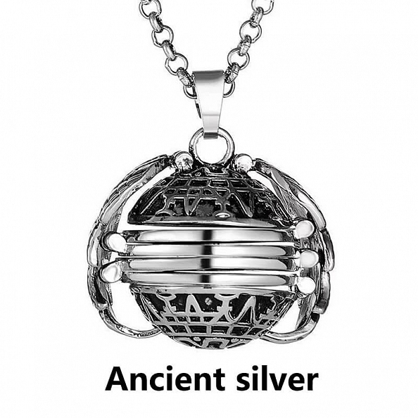 Expanding Photo Necklace Locket Ball PW869