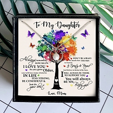 Just Do Your Best Necklace For Daughter PWB009